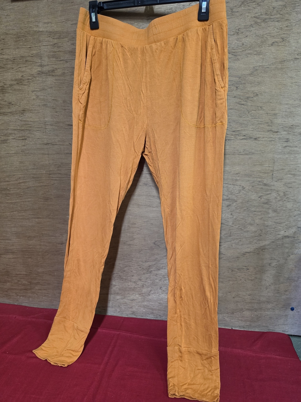 Kate Quinn Orange/Yellow Elastic Waist Lounge Joggers Large